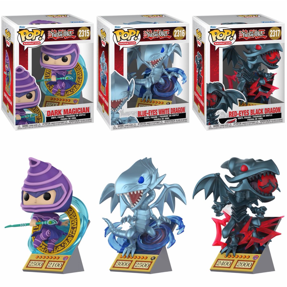 First look! Yu-Gi-Oh Card Funko POPs! Dropping at the links below .. tomorrow! 9AM PT

   EE ~ fnkpp.com/EE
   Amzn ~ fnkpp.com/AmN
   FS ~ fnkpp.com/FS

#Ad #YuGiOh #FunkoPOPNews #Funko #FunkoPOP