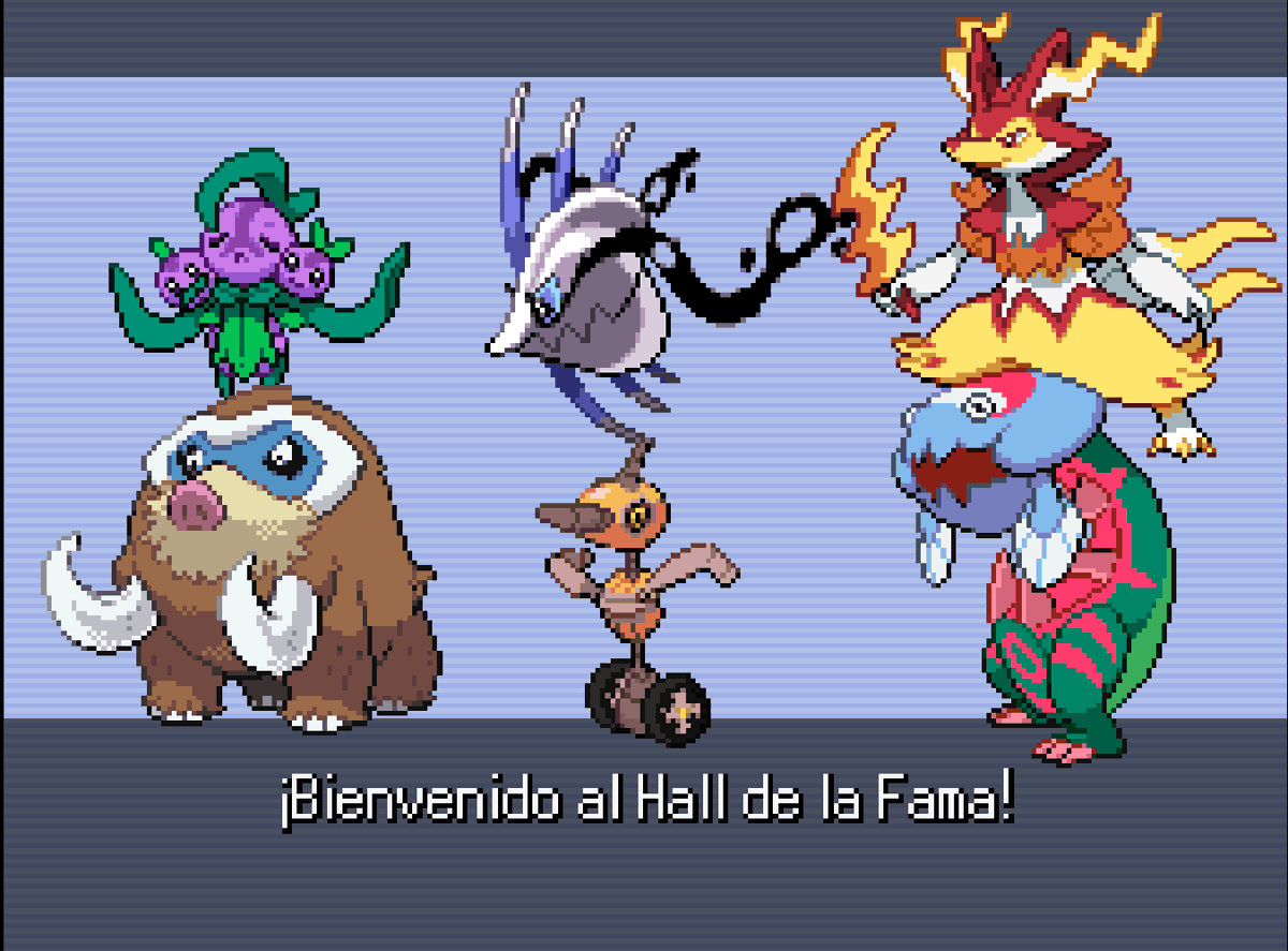 bensad_mr's tweet photo. terminado el mejor fangame que he jugado en mi vida, merecidisimo todo el apoyo y cariño a este juego por que es una joya absoluta, fakemon preciosos (la evo del luvdisc guapísima, enhorabuena @Eric_Lostie por lograr atrapar a la gente desde la demo 1, ahora voy por el random!! https://t.co/J5PZaqdF9O