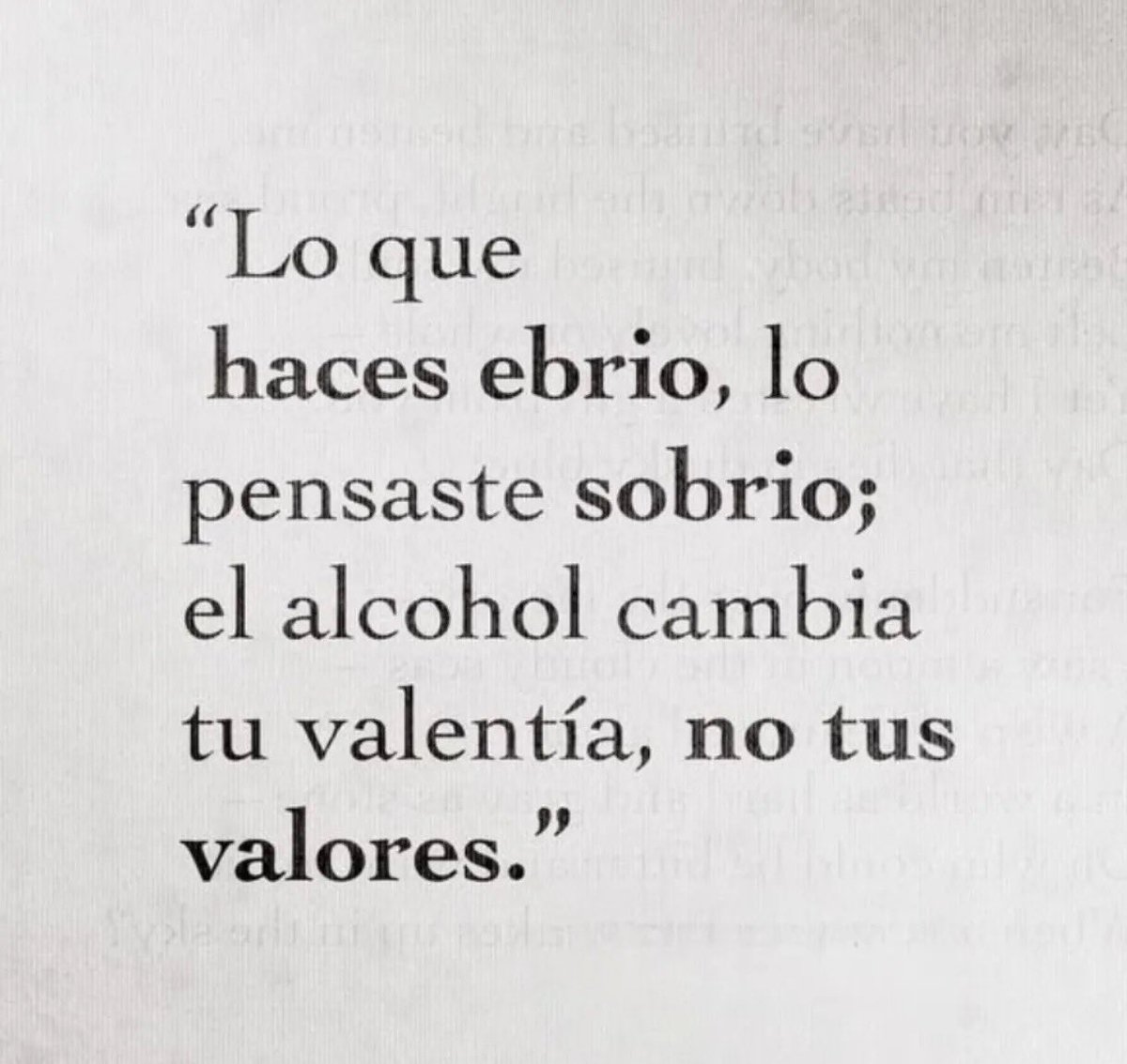 El alcohol nunca es excusa