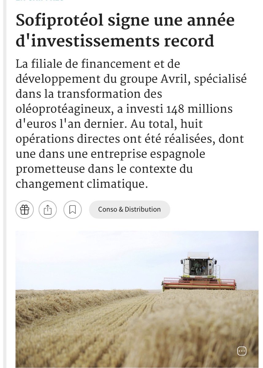 BegonThomas's tweet photo. RvP3️⃣articles du 13/02/26 ⤵️
✅#Sofiprotéol signe une année d'investissements record ✔️https://t.co/4NjXqNyEUu
✅Sans investissement, 4 à 7 Mrd€ de perte annuelle pour #agriculture française ✔️ https://t.co/Tmy4H1YWEh
✅Succès fou de #oeuf fait grimper les importations ✔️ https://t.co/uMAZm6nXFB