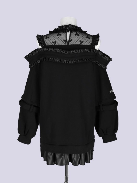 IMVAL / Highneck Off Shoulder Dress［BLK］ IMV057-BLK ￥14,300 首