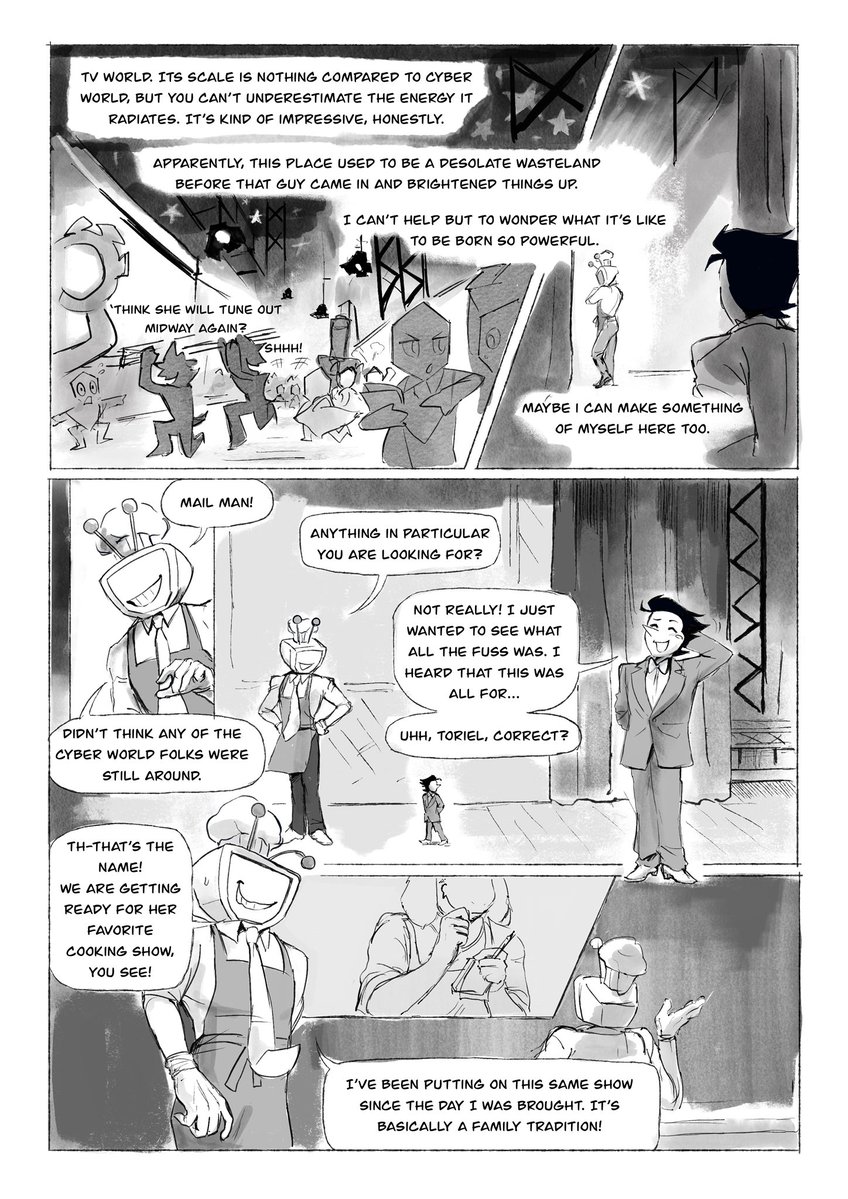 ilikecanele's tweet image. Made this comic back when I was actively trying to figure out their dynamic and what makes them compelling to me (2/14) #spamtenna