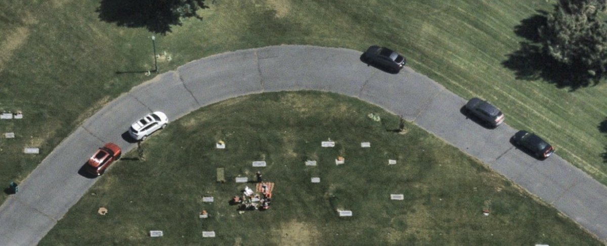 A gathering in the cemetery in Orem, Utah, on the day Charlie Kirk passed away.  Utahns are lucky to have people mourn them like this after they pass away.