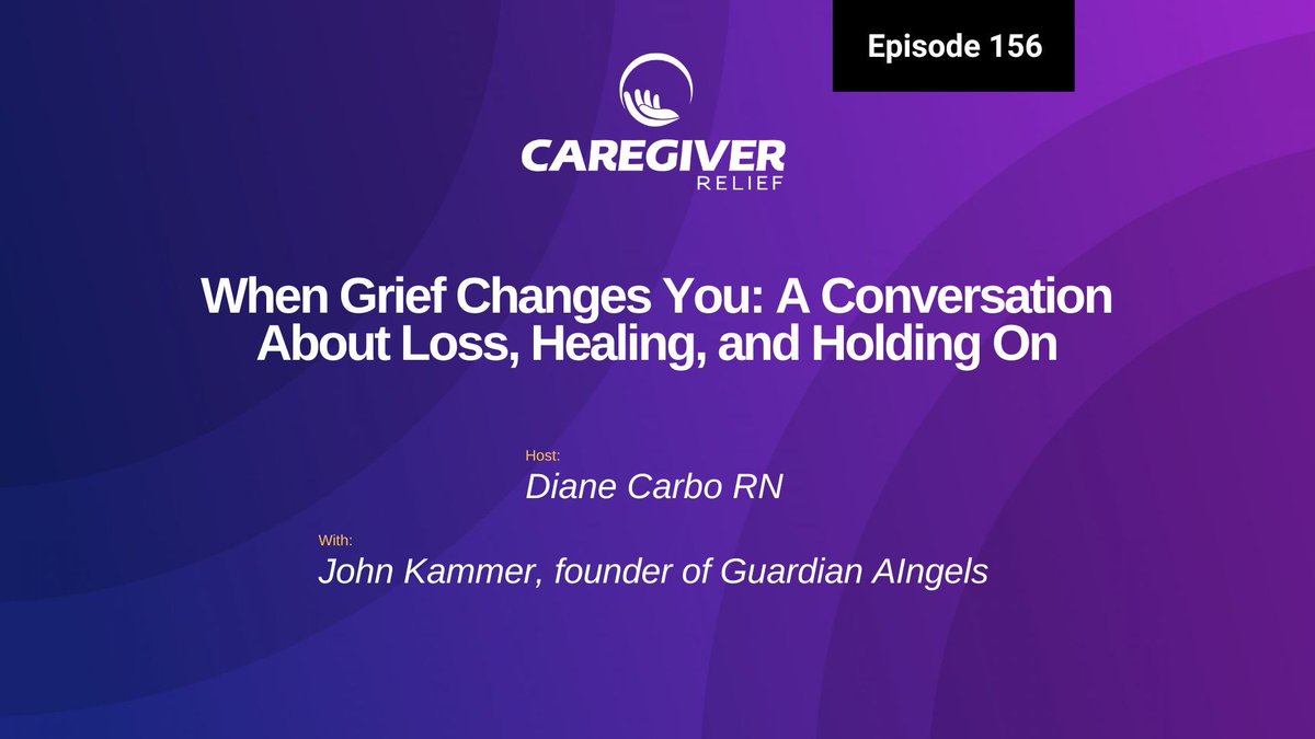 ✨New Episode Alert🎙️ 

Grief is a universal journey that reshapes our lives, but you don't have to walk it alone. In this episode, Diane Carbo and John Kammer discuss moving through the "numbness" of loss toward authentic healing.

caregiverrelief.com/when-grief-cha… 

Key Highlights

🕊️