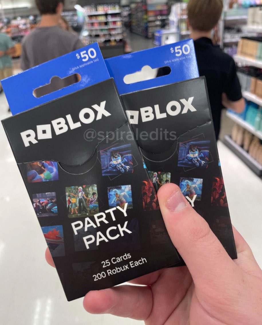 Robux Party Pack Giveaway ⭐️

Requirements-
• Follow <a href="/SpiralEdits/">SpiralEdits</a> 
• Like
• Retweet 
• Tag a Friend 
 
- 
Winner chosen in 4 days ⏳