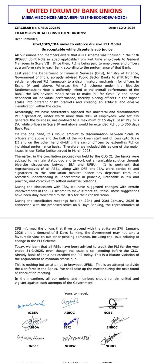 Canara Bank Officers' Federation - CBOF tweet media