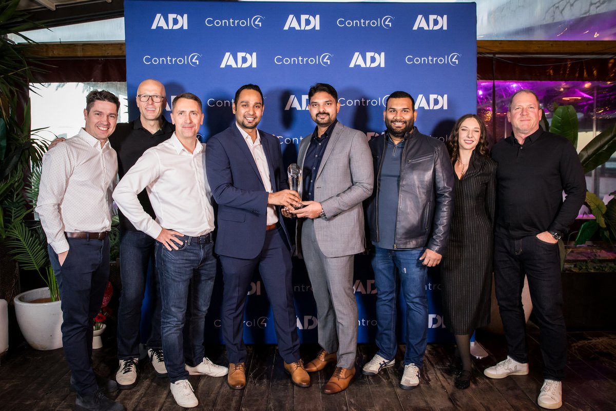 ReelsSmart's tweet photo. A proud moment for us as we are recognised as the Control4 Partner of the Year 2026. Grateful for the partnership and confidence in our work.
A sincere thank you to @Control4 and @leaf_connect for the recognition and continued collaboration. 
#SmartHome #ISE2026 #Barcelona https://t.co/a8vnpy0mcT