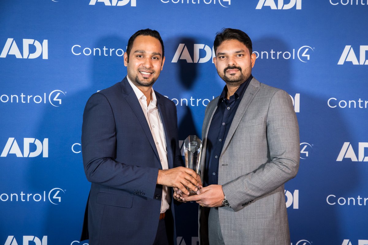ReelsSmart's tweet photo. A proud moment for us as we are recognised as the Control4 Partner of the Year 2026. Grateful for the partnership and confidence in our work.
A sincere thank you to @Control4 and @leaf_connect for the recognition and continued collaboration. 
#SmartHome #ISE2026 #Barcelona https://t.co/a8vnpy0mcT