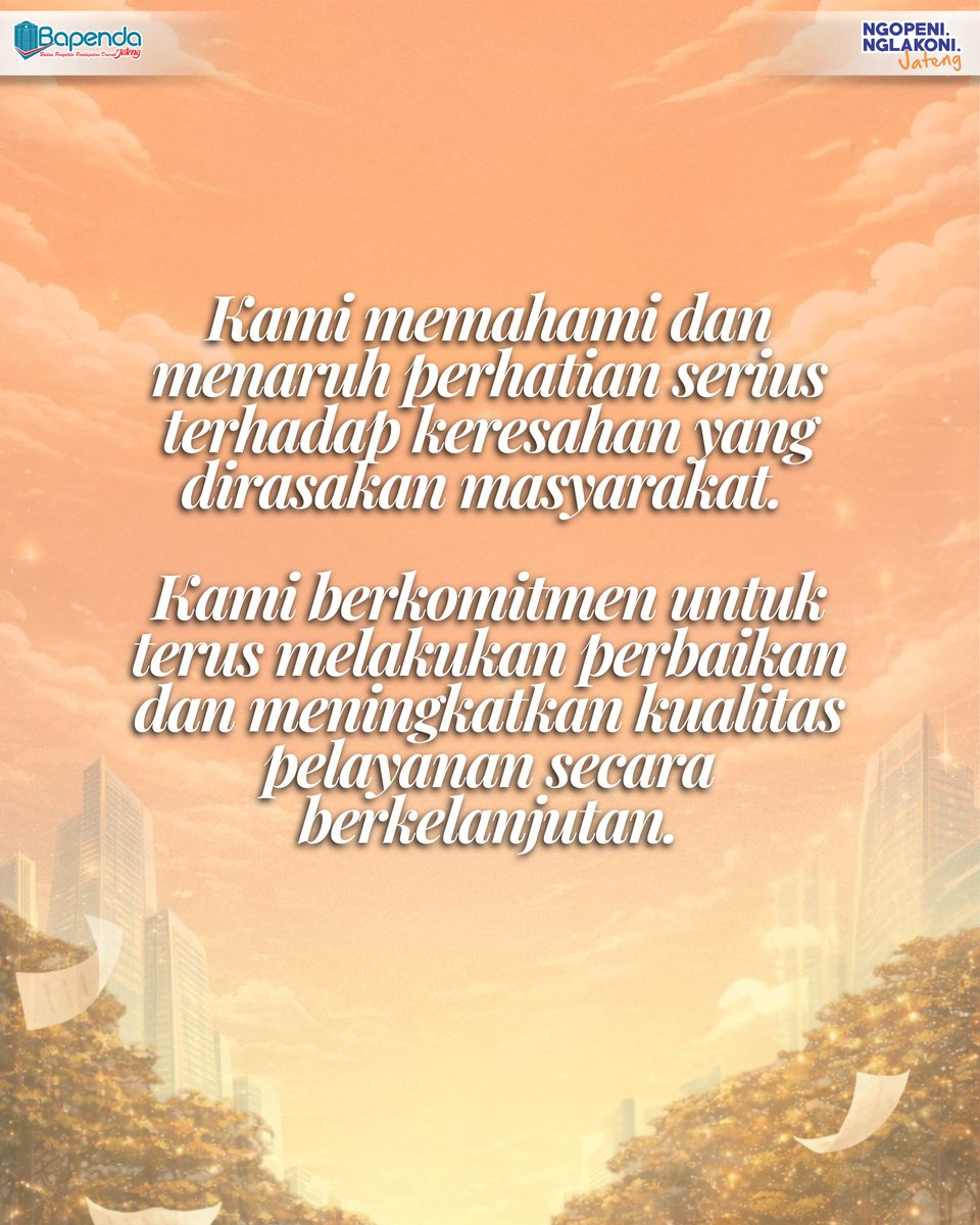 BAPENDA JATENG #MasSajak tweet media