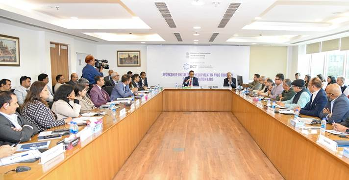➤ Ministry of Information &amp; Broadcasting organizes Workshop on Talent Development in AVGC through Content Creation Labs in 15,000 Schools and 500 Colleges

➤ Workshop aims to reinforce India’s AVGC Ecosystem under the ‘Orange Economy’ Vision

➤ Indian Institute of Creative
