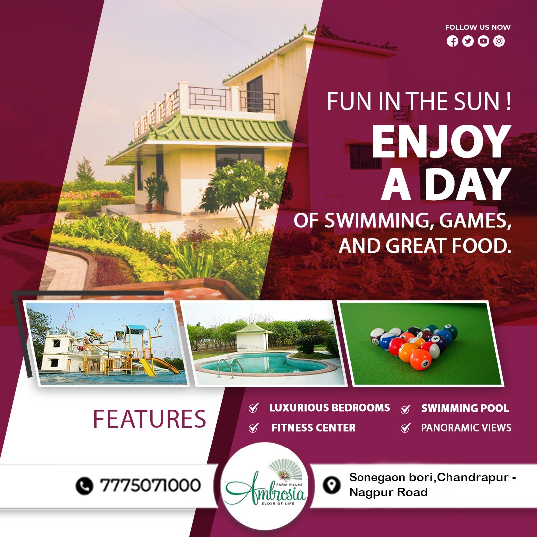 TheAmbrosia06's tweet image. ☀️🏖️ Sun, splash &amp;amp; smiles at Ambrosia Farm Villas!
Luxury stay 🛏️ | Pool vibes 🏊 | Game time 🎱 | Tasty bites 🍴

📞 𝐂𝐚𝐥𝐥 𝐍𝐨𝐰 : +𝟗𝟏-𝟕𝟕𝟕𝟓𝟎𝟕𝟏𝟎𝟎𝟎
🌐 vatsalyaambrosia.com

#AmbrosiaFarmVillas #WeekendEscape #PoolsideFun #staycation #familytime🌴✨#PoolsideVibes