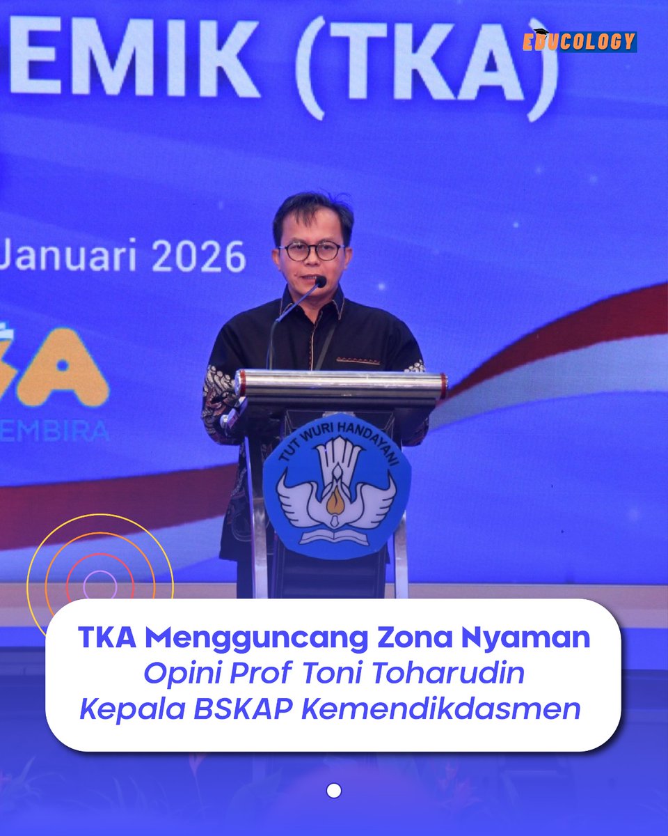 educology_id's tweet image. Sahabat Edu, Tes Kemampuan Akademik (TKA) tidak sekadar mengukur kemampuan siswa. Ia mengguncang zona nyaman pendidikan kita. 

#TesKemampuanAkademik #TKA #TKA2026 #AyoIkutTKA