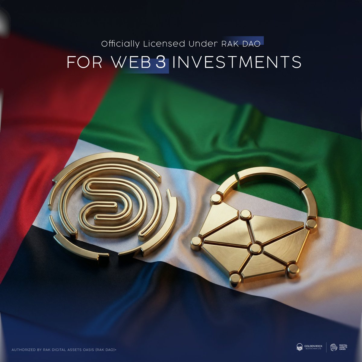 Regulation is not optional. It’s foundational.

Golden Rock Blockchain operates under an official Web3 investment license issued by RAK DAO, UAE.

Together with <a href="/InnovationCityX/">Innovation City</a>