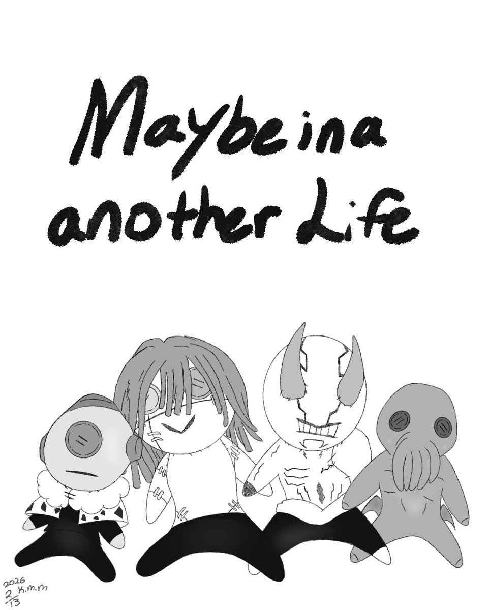 Maybe in an another life. 🌋🌹🐰🐙
#呪術廻戦  #陀艮 #花御 #真人 #漏瑚 #JJK #JujustuKaisen