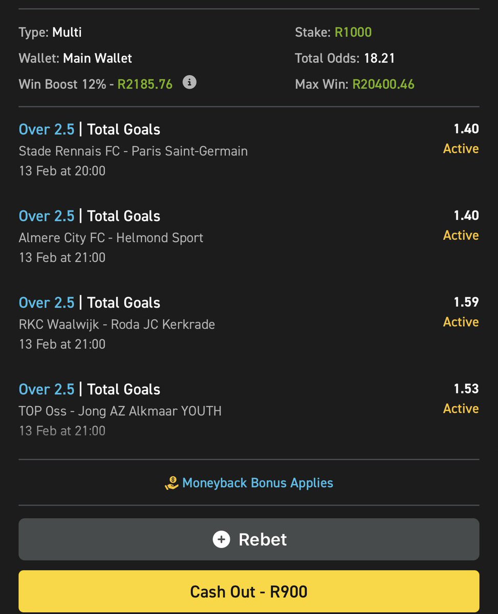 AlickLu96334248's tweet photo. ✅15 odds let’s go 

🫰🏿Kick off 👉🏽21:00

✅Booking code 👉🏽03-747663

✅Promo code 🫰🏿KING50  

👉🏽link on the bio 

18 + https://t.co/A0OYolEcCO