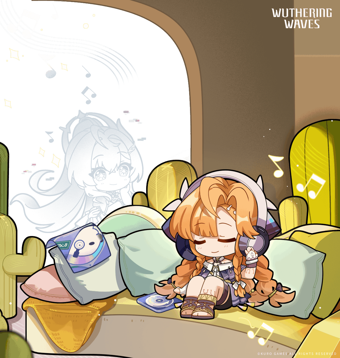 Wuthering_Waves's tweet image. A ghost can still enjoy campus life like anyone else!

*Tap and view for a better experience
#WutheringWaves