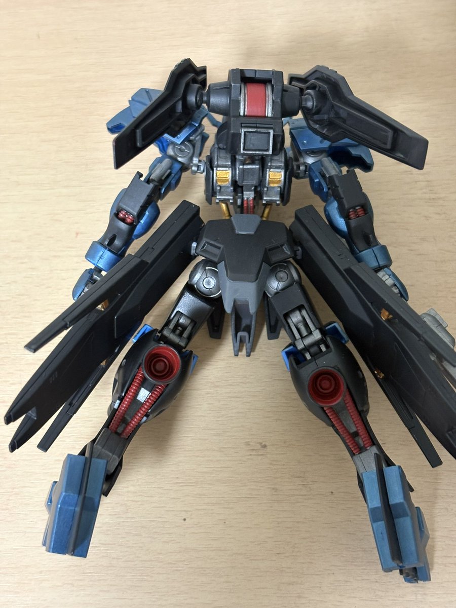 HG ガンダムヴィダール シタデルカラーとファレホを使用し、筆塗り全