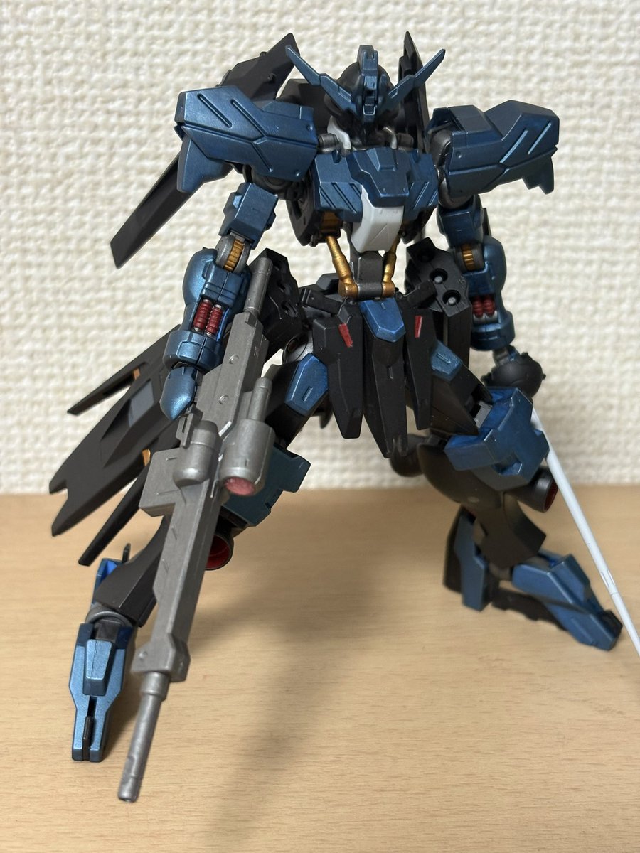 HG ガンダムヴィダール シタデルカラーとファレホを使用し、筆塗り全
