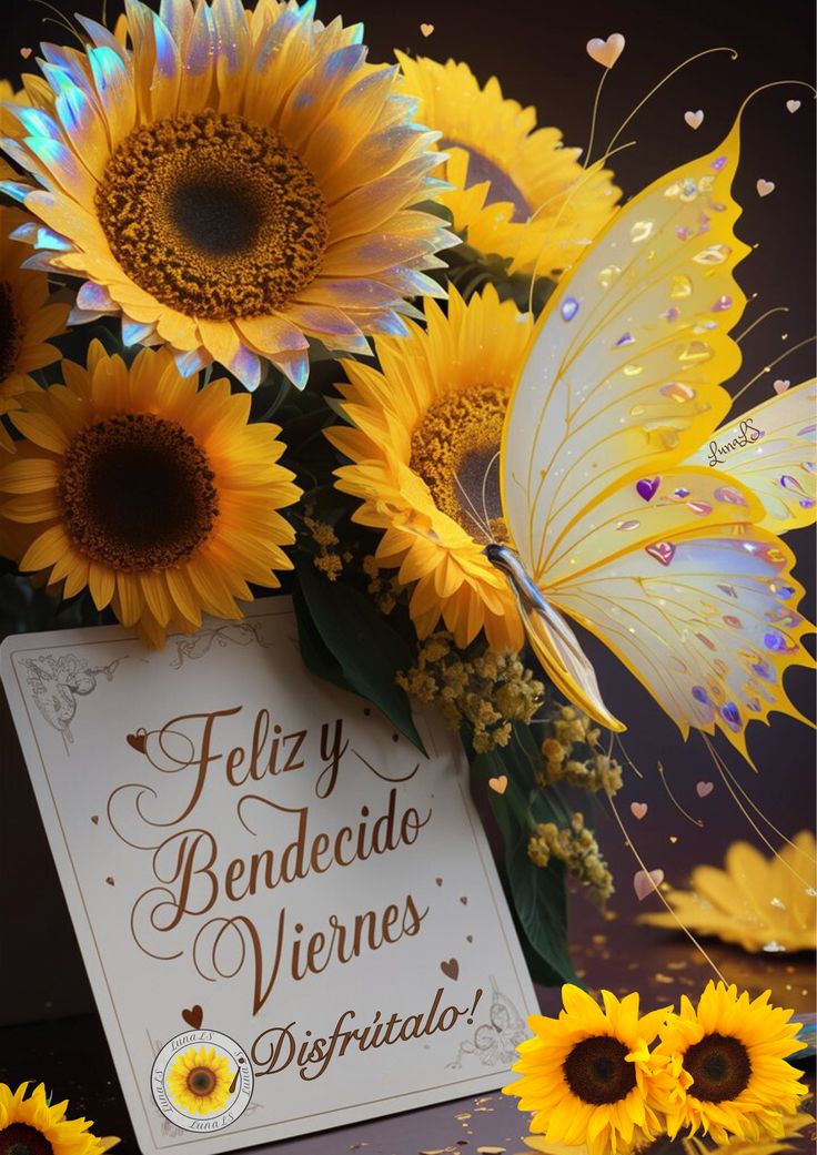 Muy buenos días, mundo 🌍 
Os deseo un excelente y maravilloso fin de semana, lleno de bendiciones 🙏 ilusión ✨ y cariño 🧡 
💖🐬 FELIZ VIERNES 🦋💞 
🧙‍♀️☕🍂🇪🇸🌿🌺🍇🤗🕊️😘