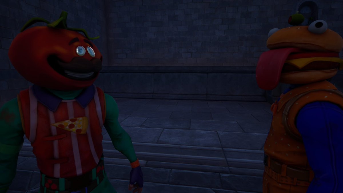 Gn

Burger knight: sir the Zzaians have arrived

Tomatohead: ……beef boss 

Beef boss: ……tomatohead how’s your shitty talk show?

Tomatohead: it doing fine how’s the crappy plushy business going?

Beef boss: it’s fine look let’s just get this over with agreed?