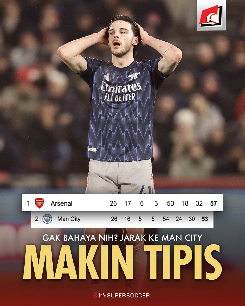 Agak deja vu nih kalo udah akhir-akhir gini. Arsenal leading udah lama, habis bensin, terus disalip sama Manchester City ckck. The real definisi musimnya berganti, nasibnya masih sama. 

Masalahnya, Arsenal cuma ngumpulin 7 poin dari 4 laga terakhir di EPL. Coba, masih ada yang