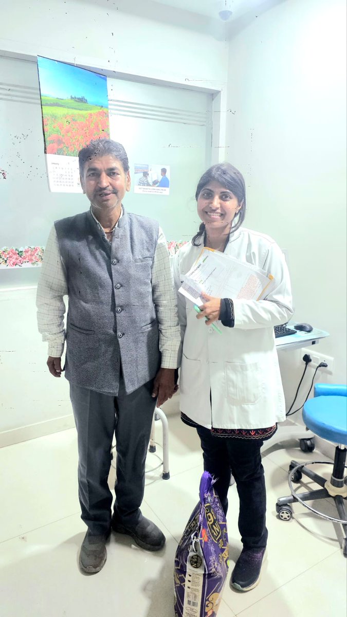 A patient suffering from diabetic retinopathy came to us with severely compromised vision. After timely retinal treatment and dedicated care by Dr Megha Sharma at PC Sharma Eye Hospital, his vision improved dramatically.
His words moved us:
"Doctor, mujhe nayi zindagi mil gai