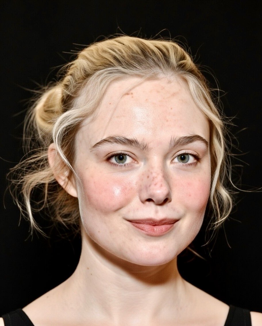 thalabhula's tweet photo. There’s a softness and clarity to her face that feels almost timeless.
Those delicate features, expressive eyes, and porcelain calm ☺️ — Elle Fanning can convey innocence, strength, and depth all at once without saying a word. ✨🎬
#ElleFanning #ExpressiveFace #ClassicBeauty #CinemaAesthetic