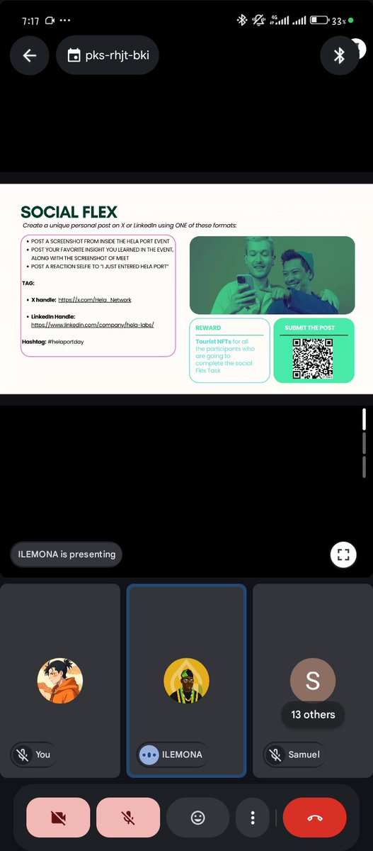 I just entered the <a href="/Hela_Network/">HeLa Labs 🍀 | HLUSD</a> Hela Port event call! 🚀 So much valuable insight shared about the future of the ecosystem.
Love seeing a major Web3 conference coming to Ilorin. The community is ready and fully positioned for this one! 🇳🇬
gHela #Helaportday  #HelaNetwork