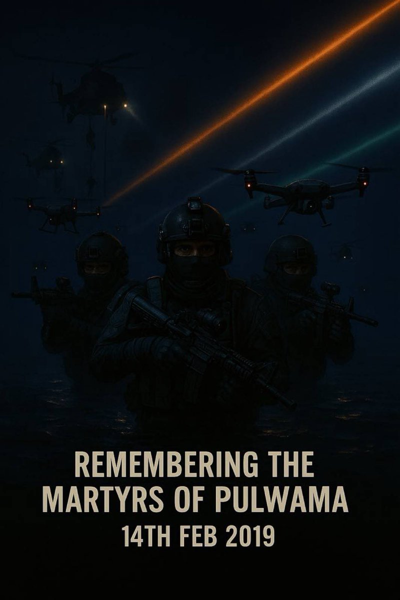 40 names.
40 stories.
40 sacrifices that built a nation’s courage.
Pulwama will never be forgotten.

#GhuskeMaarenge #RememberThe40
