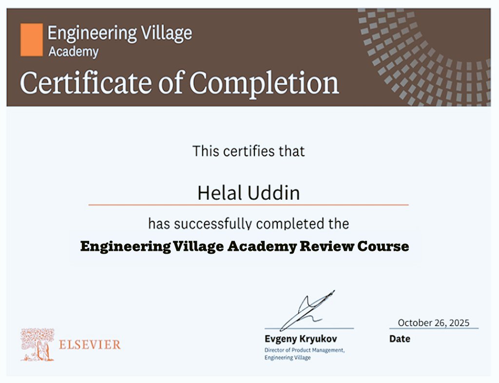 Helal8575's tweet photo. I’m happy to share that I’ve obtained a new certification from 𝑬𝒍𝒔𝒆𝒗𝒊𝒆𝒓. https://t.co/FP472gg7vU