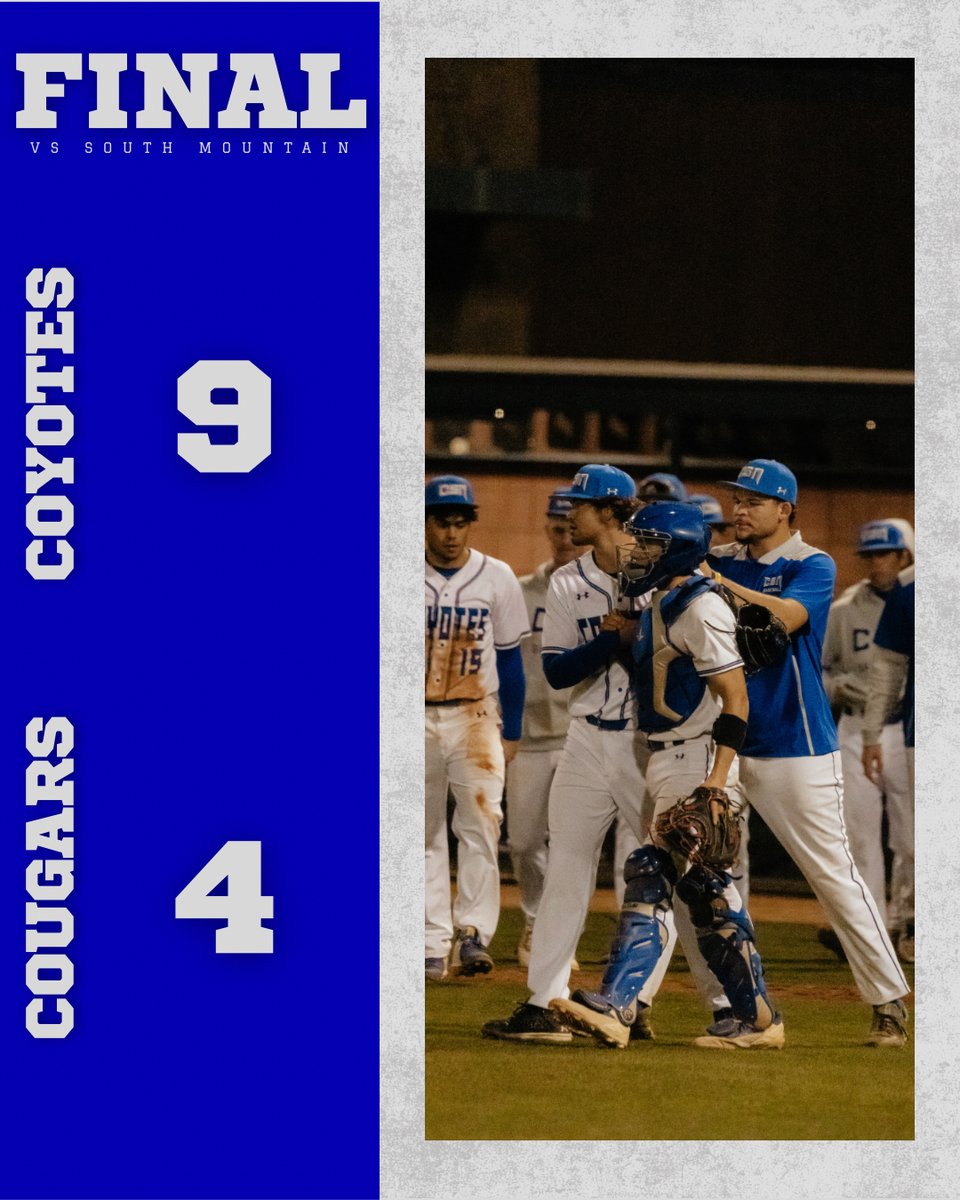 COYOTES WIN‼️ CSN (11-1 overall) cruises to a 9-4 victory versus SMCC at “The DEN” 🐺⚾️😤

H. Smerdon (3H, 3RBI)
A. Rhynes (1R, 2H, 1RBI) 
C. Kirby (1H, 2RBI)
E. Festa (1.2IP, 3K, Win)
D. Ostolaza (1.2IP, 0ER, 2K) 📊

Next up, a doubleheader versus SMCC 2/13. 🏠

#ForTheFront