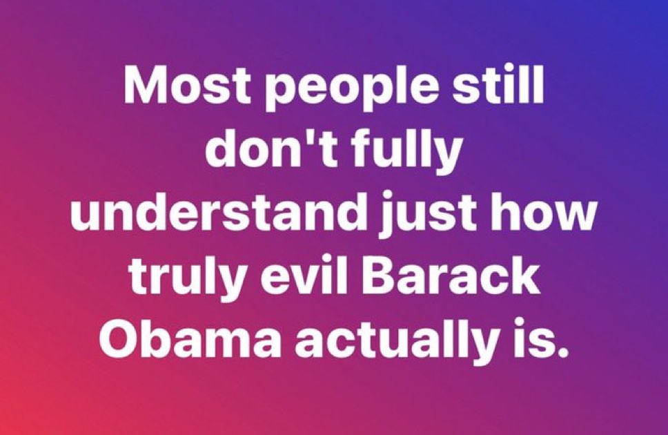 He was the most evil President we’ve ever had.