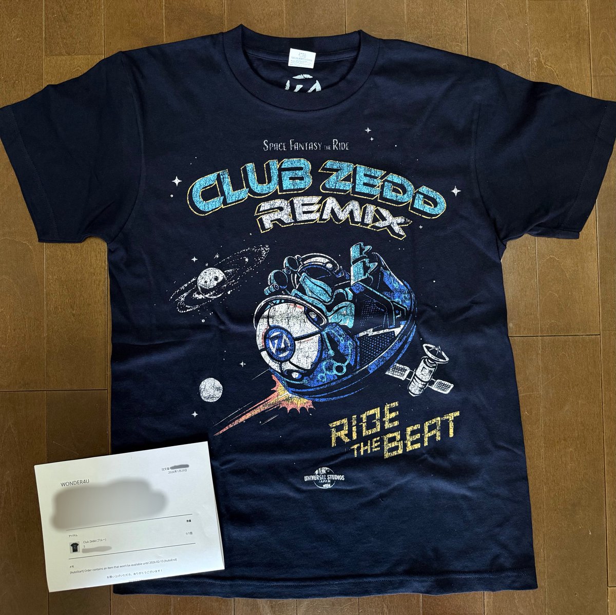 🌏#USJ × #CULUZEDD のTシャツがお家に届きました👕🪐 早くこのTシャツ