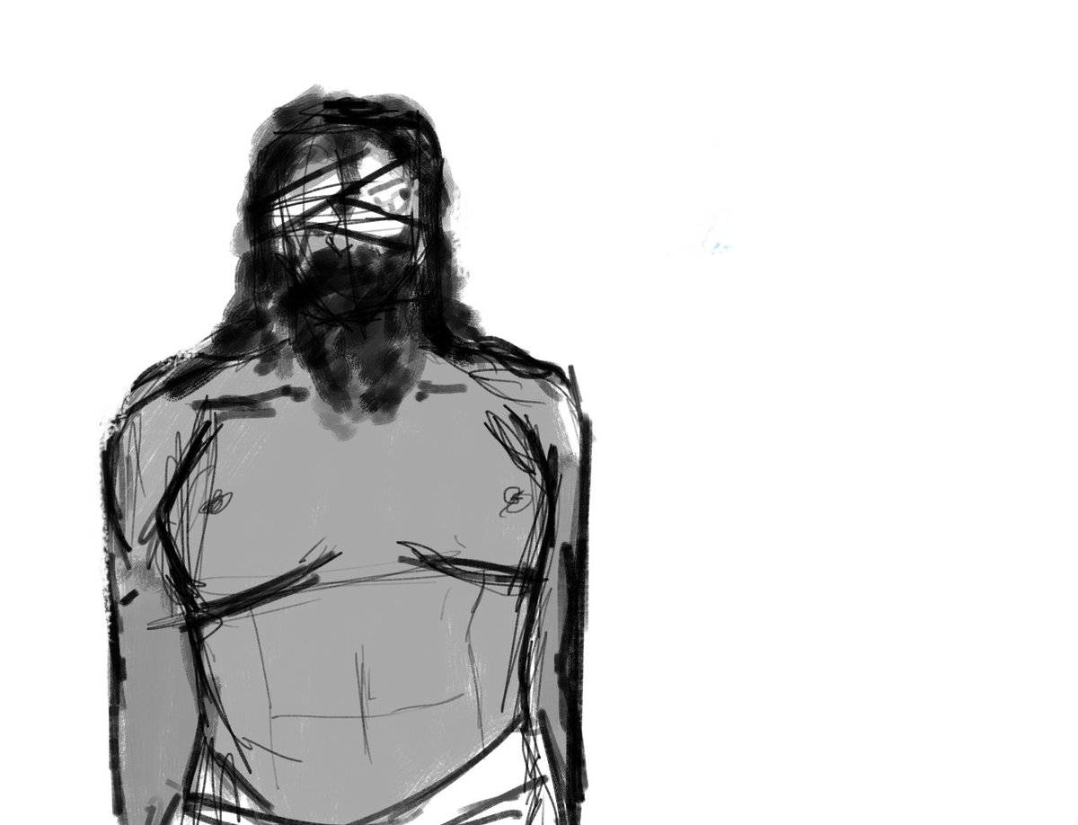 i tried to draw Sisyphus