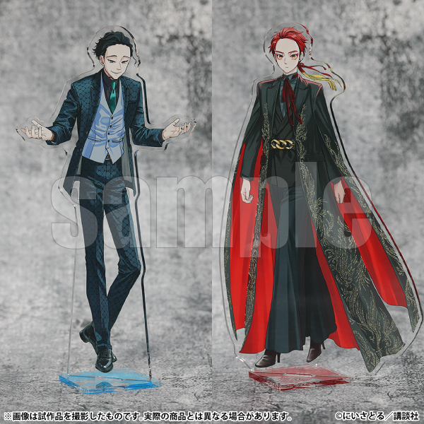 📢 #ウィンブレ展 グッズ情報
■アクリルスタンド

【中村、硯、棪堂、焚石】の描き下ろしイラストを使用したアクリルスタンドが公開✨
本日、ついに原画展の描き下ろしイラスト全17名分がすべて公開となりました👏今後はこれらのイラストを使用したグッズも順次公開予定です。