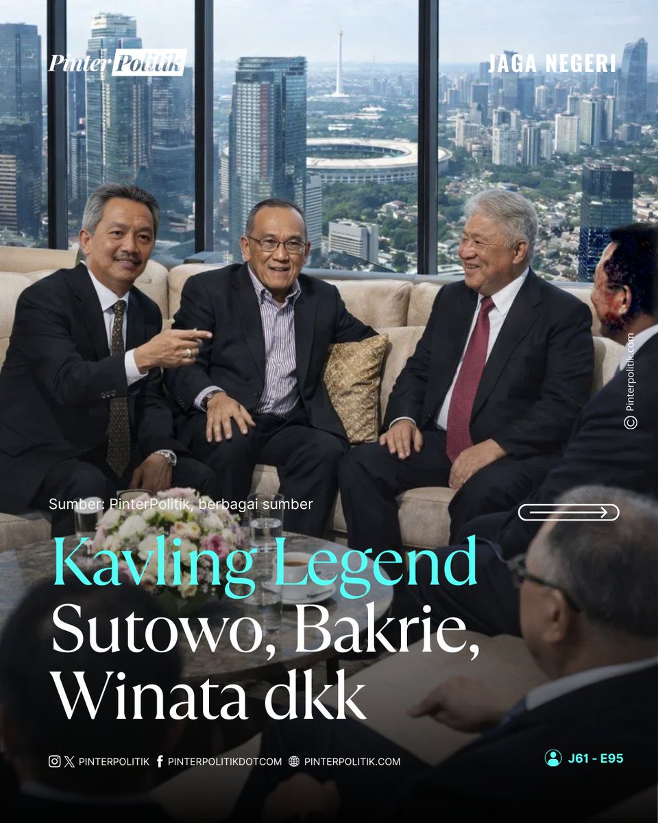 pinterpolitik's tweet photo. Kavling legend dan para pemiliknya π
#sutowo #bakrie #tommywinata #konglo #scbd #JagaNegeri https://t.co/tHhlk4NADx