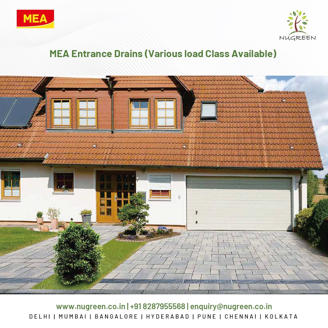 NugreenIndia's tweet photo. MEA Entrance Drains (available in various load classes) offer optimized external drainage solutions for balconies, refuge areas, basements, car parking zones, fire driveways, industrial areas, &amp;  airports.

#NuGreen #slotdrain #PolymerConcrete #MEA #DrainageSolutions https://t.co/KOfpARVGuH