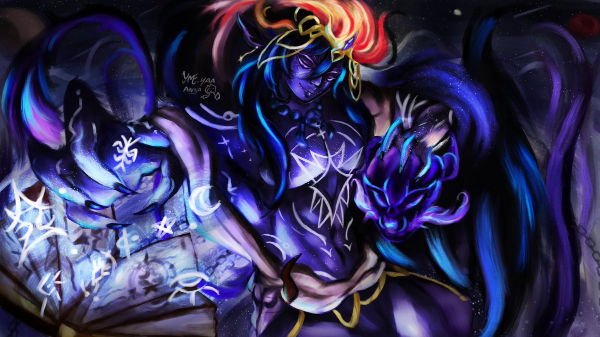 ☄️🌌 "magic and a little bit of stars"
#OC #illustration #ArtistOnTwitter