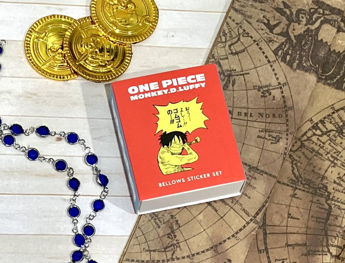 新商品】原画商品 『ONE PIECE』ベローズステッカーセット 第1弾 BE4