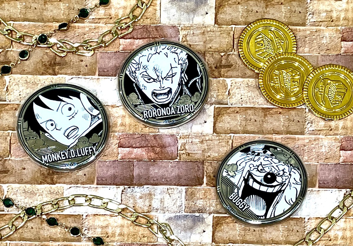 新商品】原画商品 『ONE PIECE』黄金缶バッジコレクション 第2弾 (全10