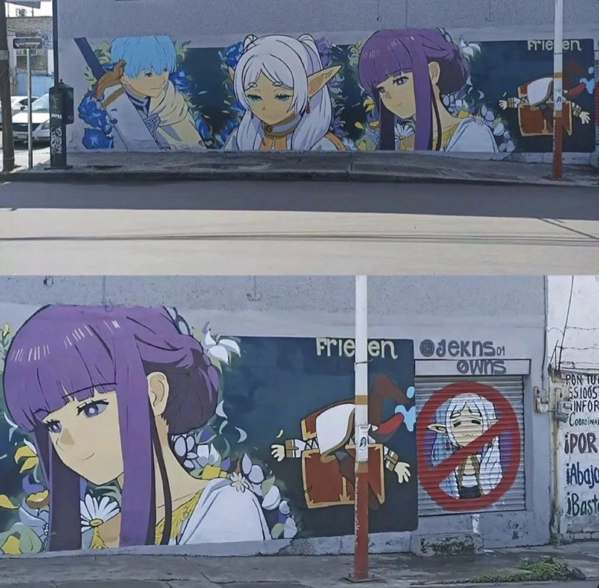 Also there was a Frieren Mural in Mexico, based country 😆