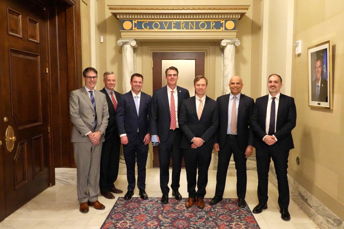 Governor Kevin Stitt tweet media