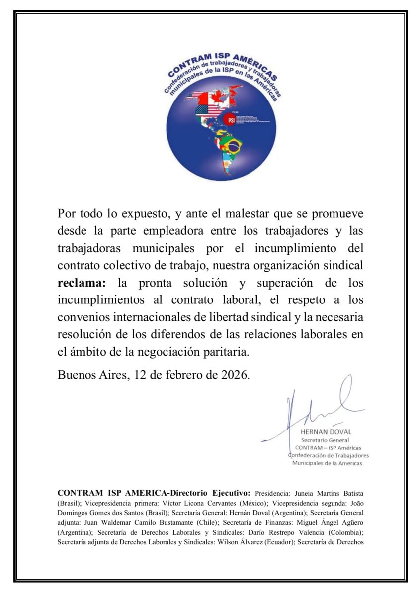 CONTRAM ISP AMÉRICAS tweet media