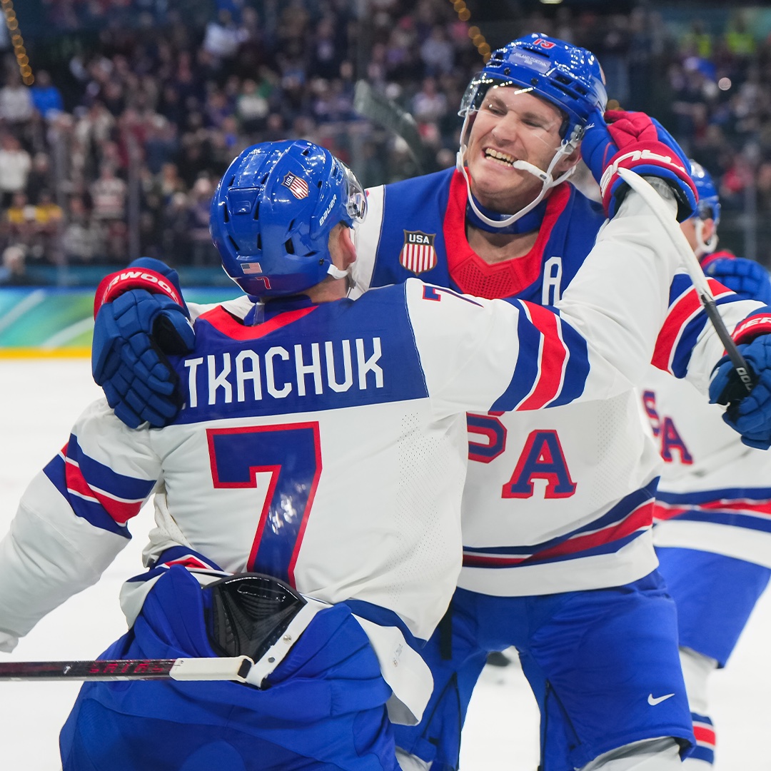 usahockey's tweet photo. Same time on Saturday? 🇺🇸 #WinterOlympics https://t.co/ywMHEGPG6a