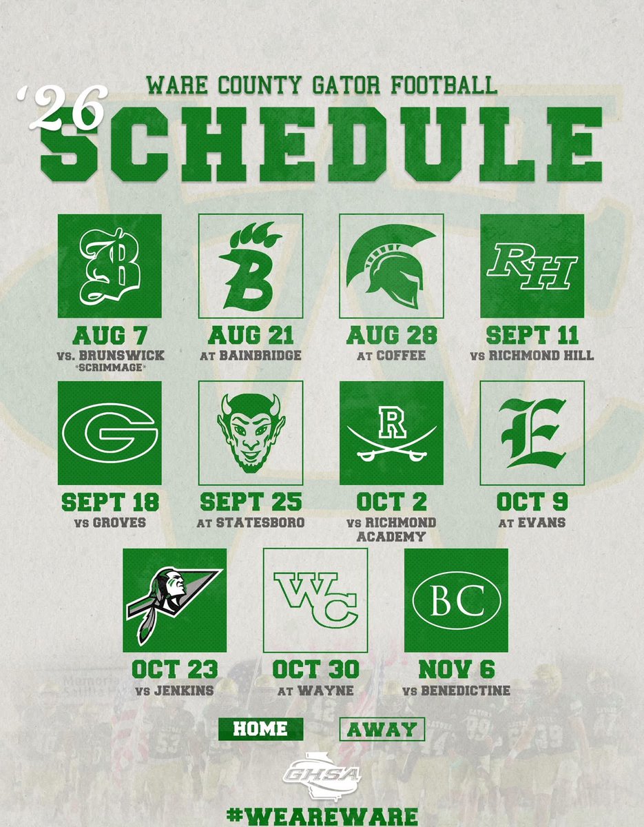 Ware County Gator Nation tweet media