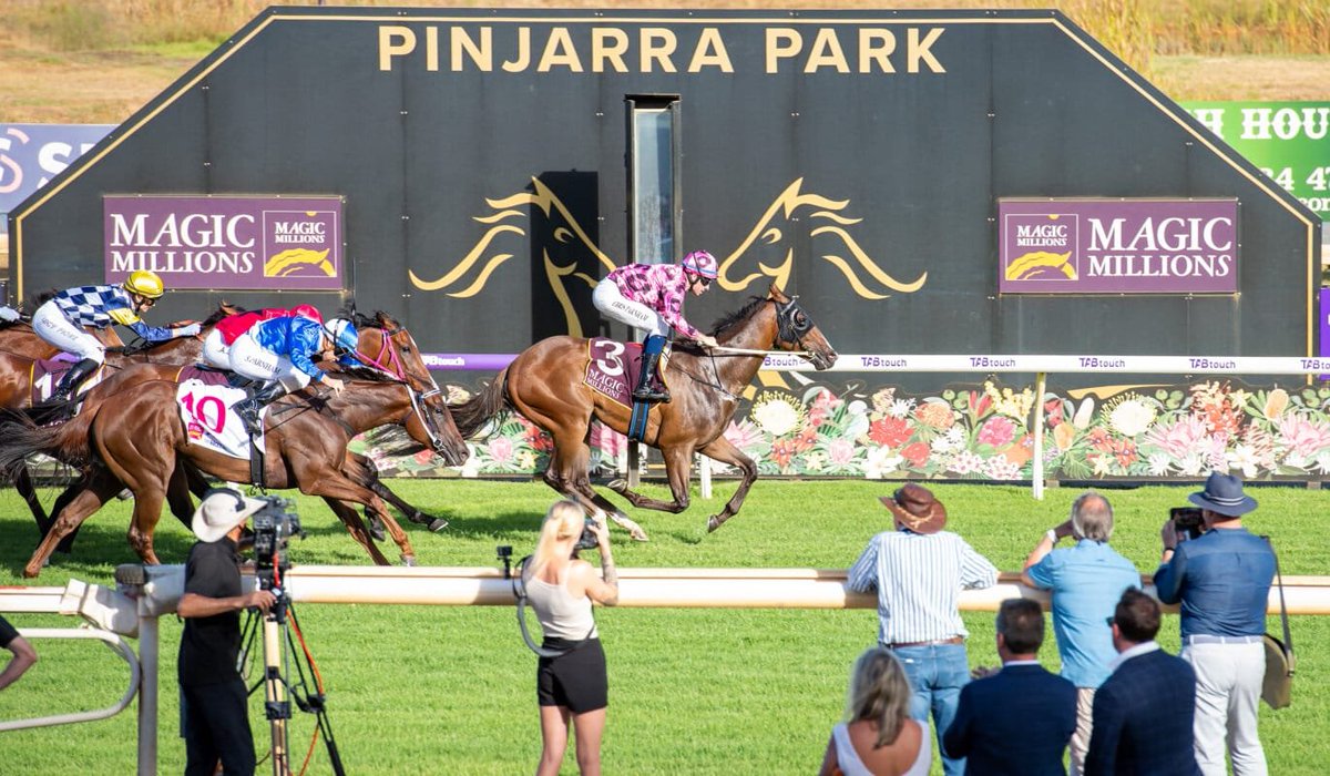 SENWABreakfast's tweet photo. #Tips from @crippa_92 for #Pinjarra #MagicMillions:

R8-3 TWISTED STEEL (Best)
R2-2 FOREVER DREAMING (e/w) &amp; 1 - DEFENDING (Save)
R1-5 ANTIQUE STAR

@TAB_touch @SEN_Turf https://t.co/DZrhEFXbNy