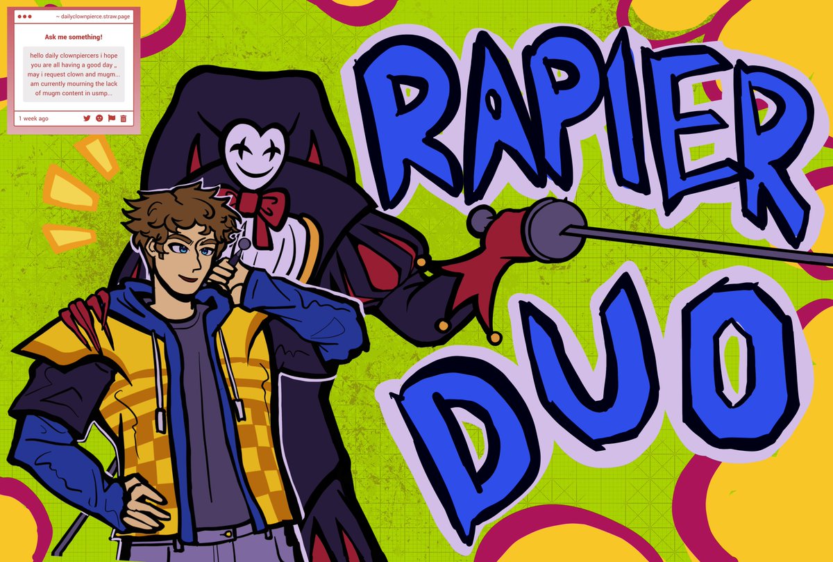 Day 159-🍃

Gotta love rapier duo
#clownpiercefanart #rekrap2fanart