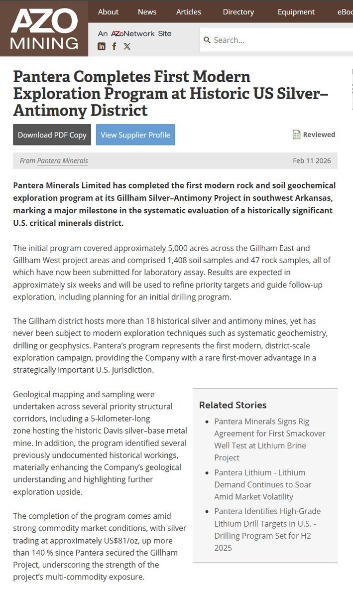 Pantera Minerals tweet media