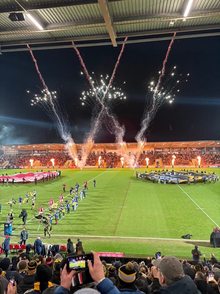 Barcelonandback's tweet photo. Matchdays have come a long way for @YorkRLFC since 2015… and to top it off they only went and won their Super League debut game against champions Hull KR!! Huge 🙏 to everyone who has been a part of the journey! #OurEra https://t.co/eCT3N8MoUI