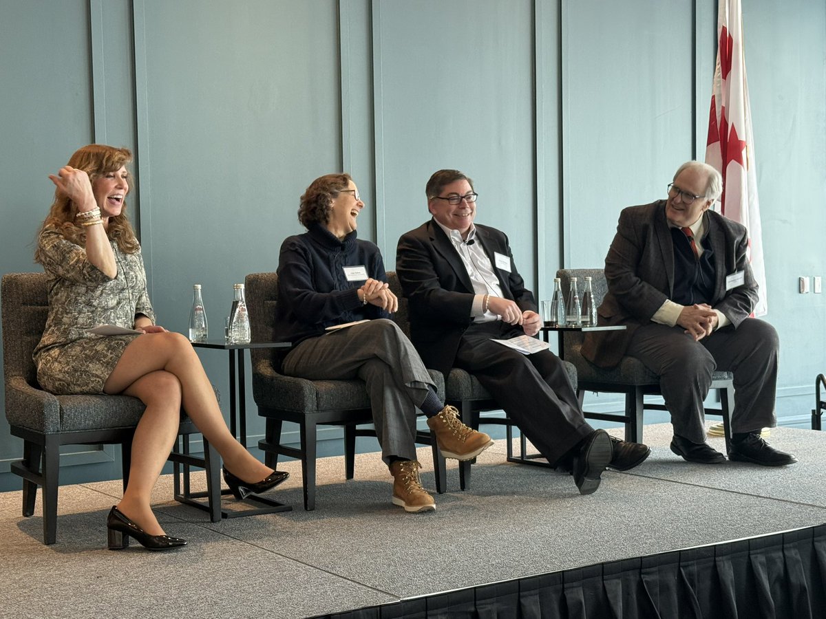 Not that the Telecom Act of 96 was a laughing matter, but today was such a wonderful opportunity to reconnect with long time colleagues including <a href="/MPORielly/">Mike O’Rielly</a> <a href="/USDA/">Dept. of Agriculture</a> Chris Mclean and Lisa Zaina to talk about the codification of USF and what it means going forward!